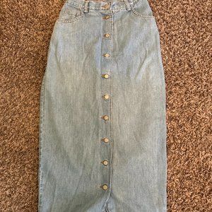 Vintage Denim Banana Republic Skirt!